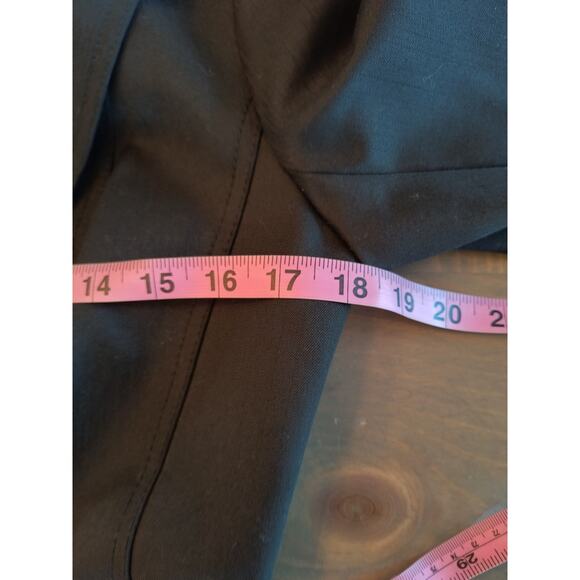Cache Tailored Fit Blazer Women's Sz S Black Flap Pockets 3 Button Lined Jacket - Picture 8 of 16
